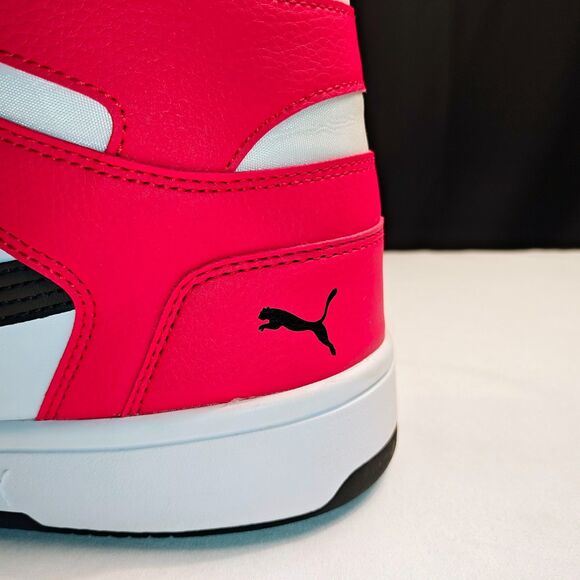 Puma Rebound Layup Speckle Mid Top Sneakers Size US Mn-9.5 - Picture 5 of 14